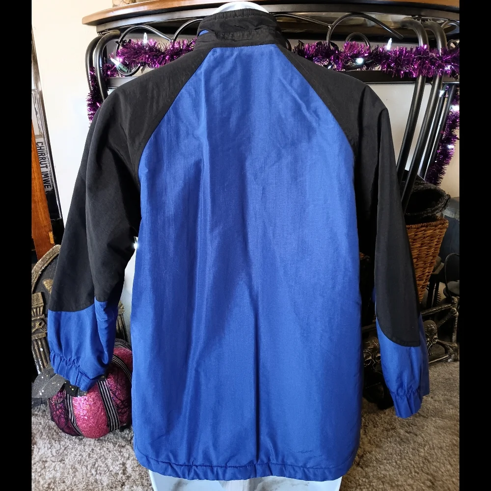 🖤*4/$15* Old Navy Boys Lined Jacket Blue Black Winter Fleece Nylon 8 Kids